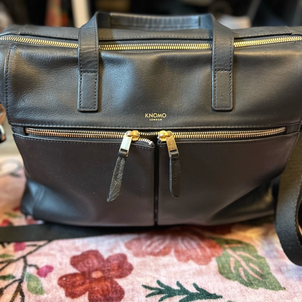 Knomo AUDLEY Black Leather Bag NEW- Make an Offer!